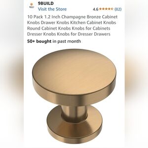 Champagne Bronze Cabinet Knobs